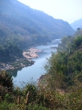 River to village